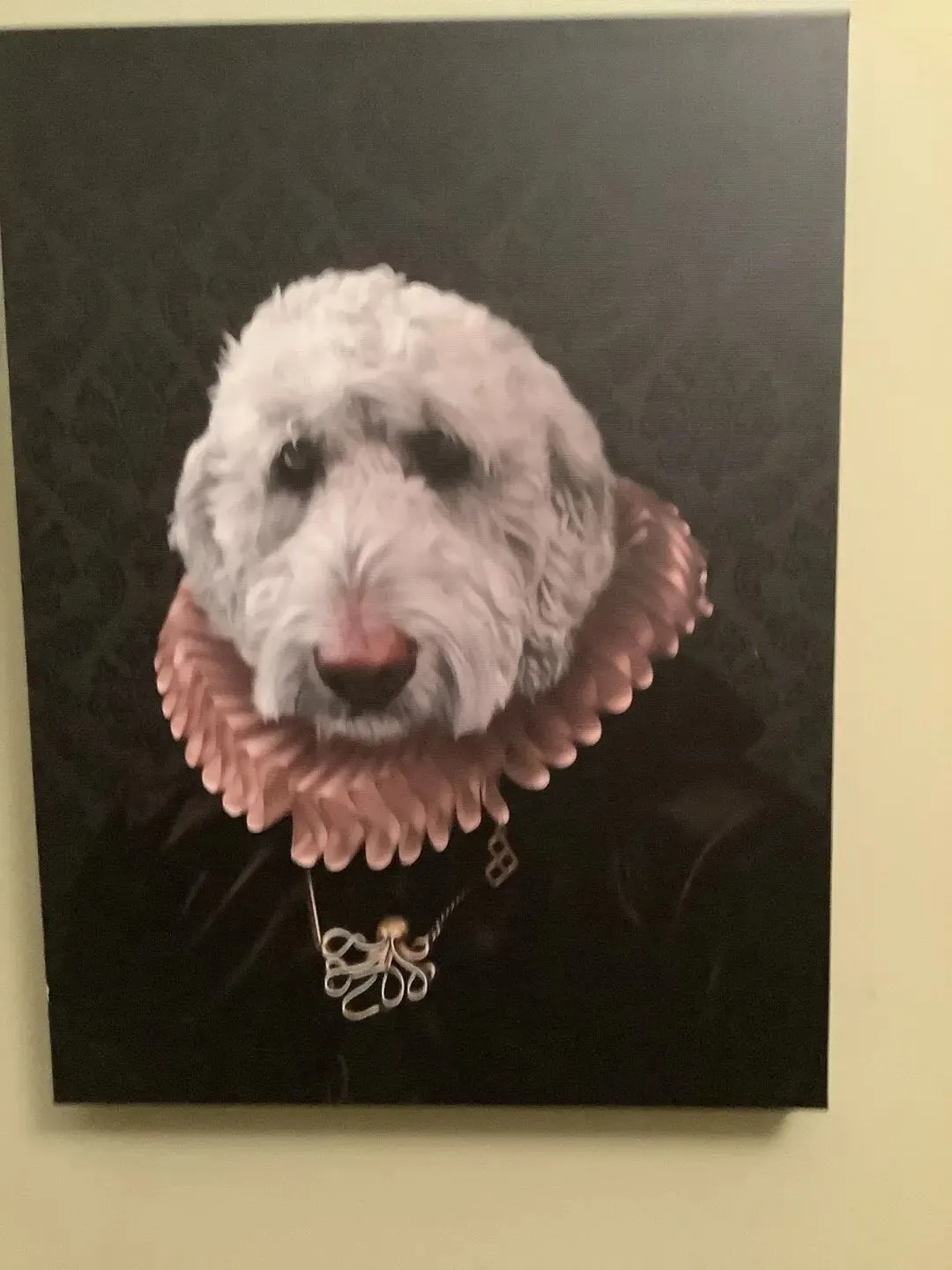 Black Radder - Renaissance Inspired Custom Pet Portrait Canvas