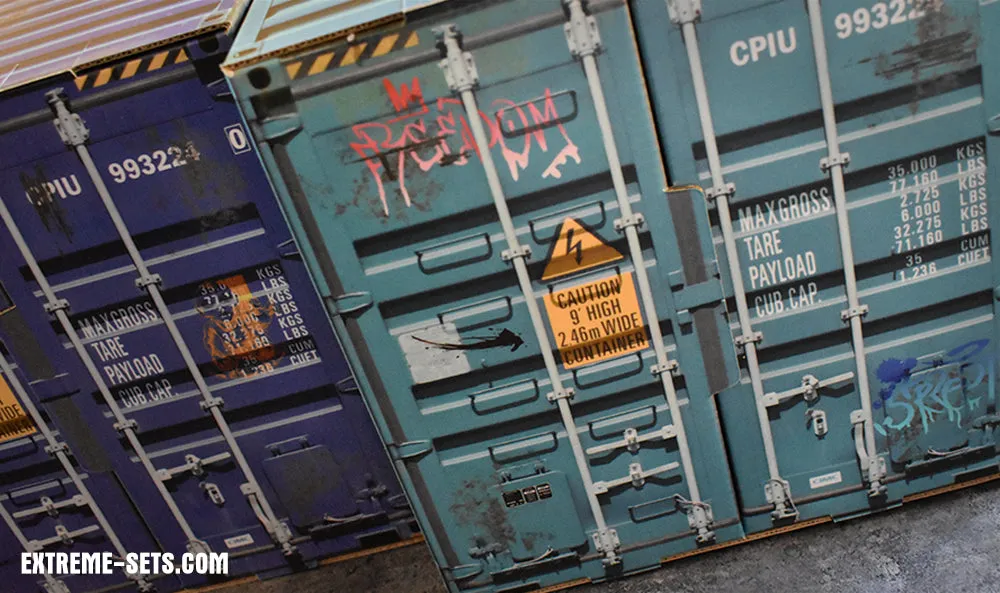 Container Pack Pop-Up Diorama 1/12