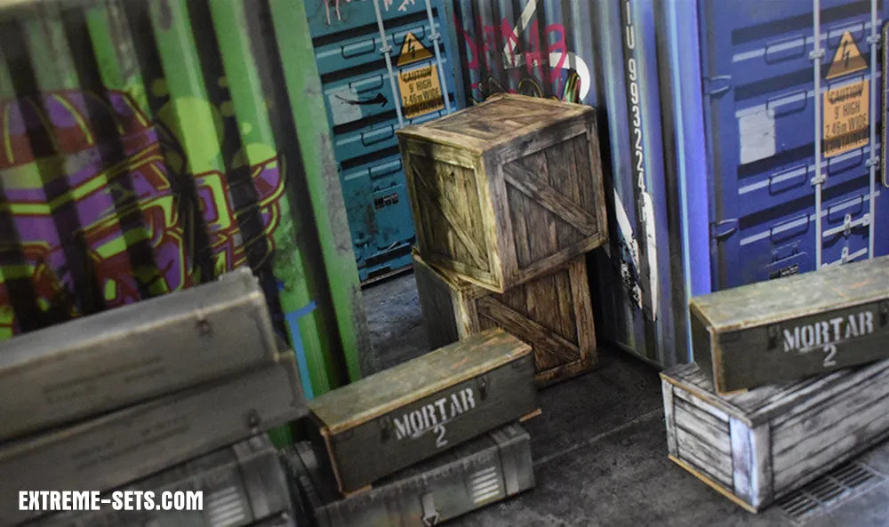Container Pack Pop-Up Diorama 1/12