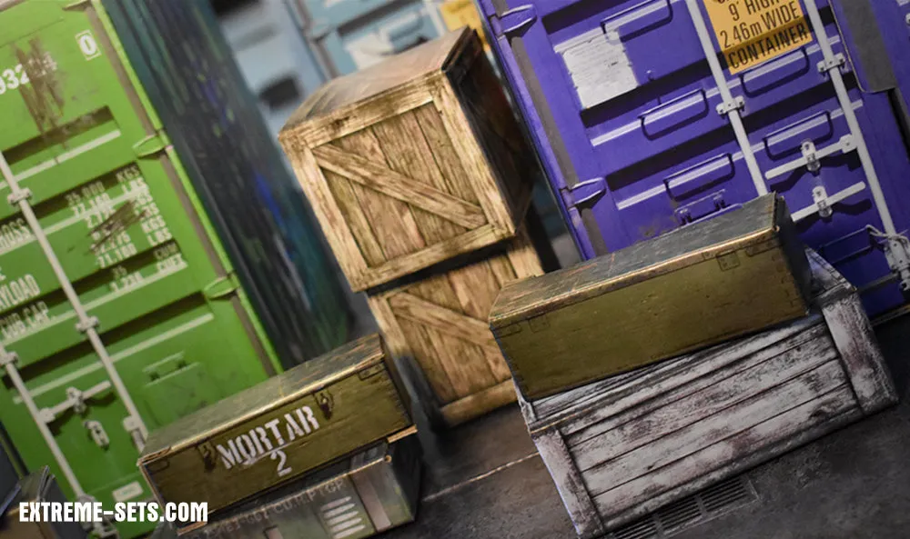 Container Pack Pop-Up Diorama 1/12