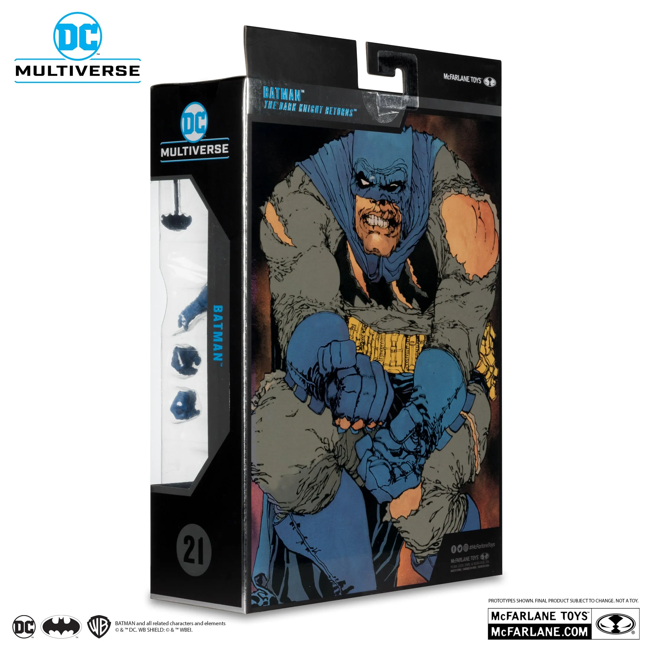 DC Multiverse Collector #21 Batman Battle Damage Blue (The Dark Knight Returns) Action Figure (17246)