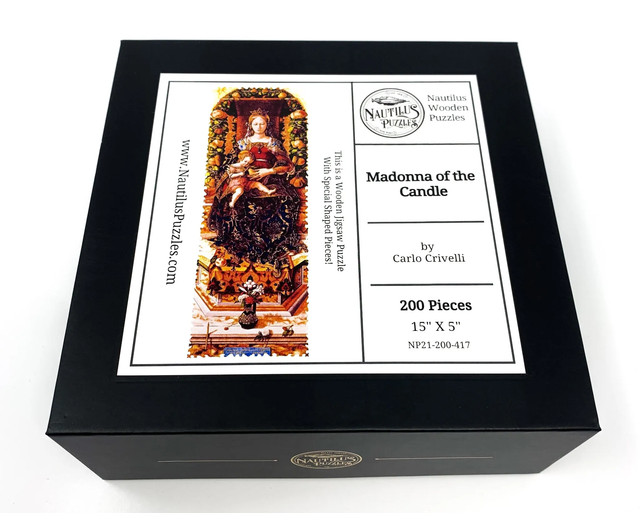 Madonna of the Candle (200 Piece Wooden Jigsaw Puzzle)