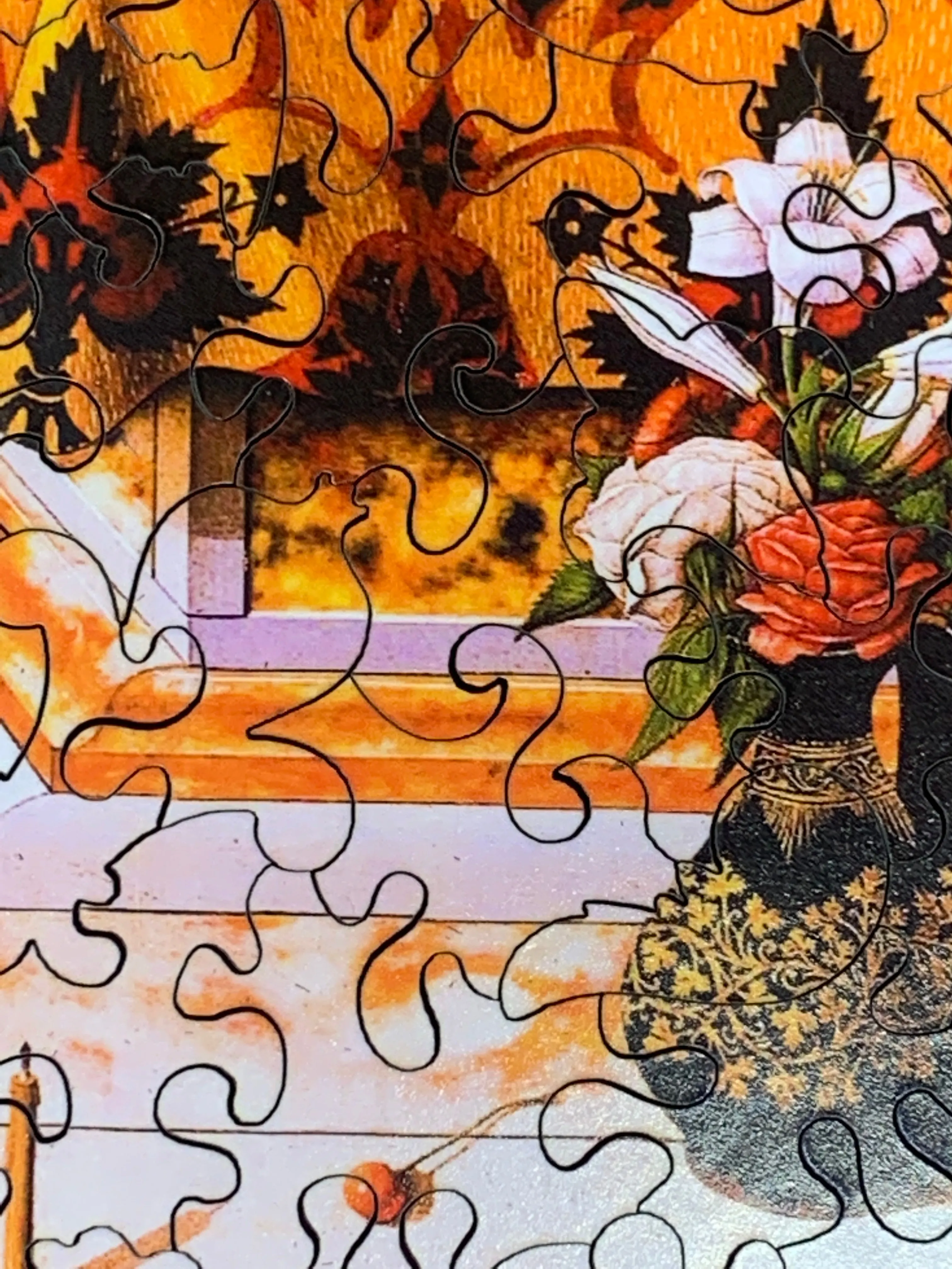 Madonna of the Candle (200 Piece Wooden Jigsaw Puzzle)