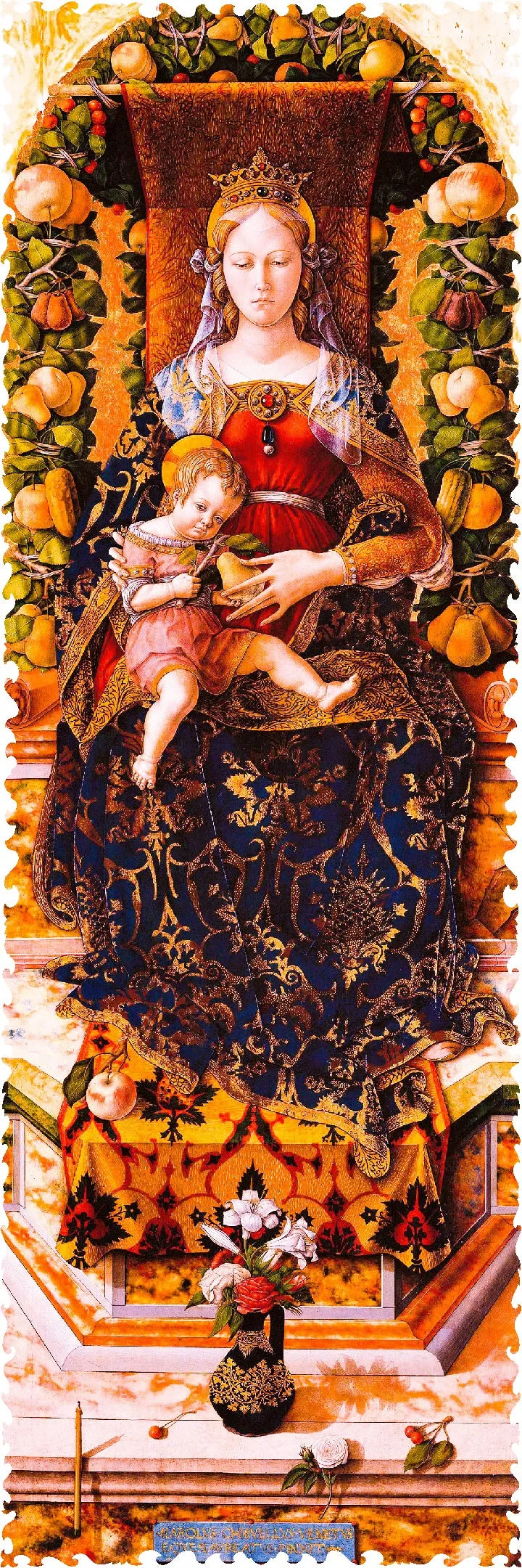 Madonna of the Candle (200 Piece Wooden Jigsaw Puzzle)