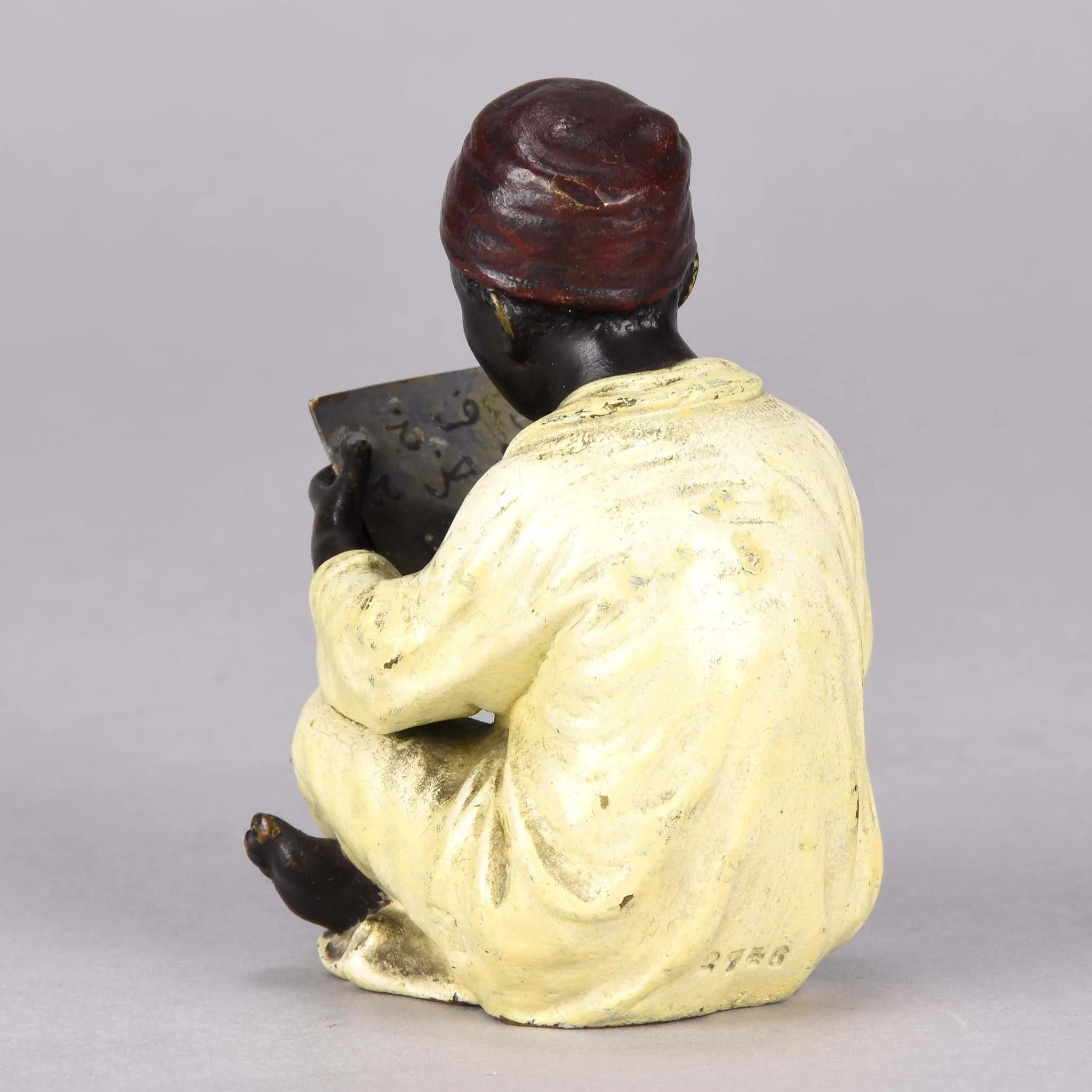 "Arab Boy Writing" by Franz Bergman