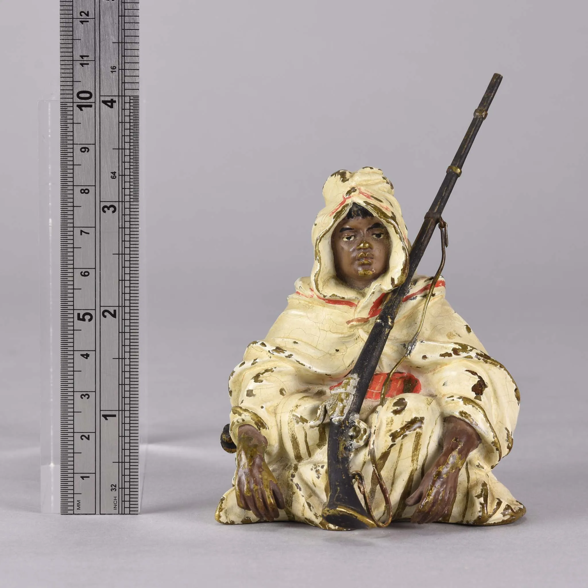"Arab with Rifle" by Franz Bergman