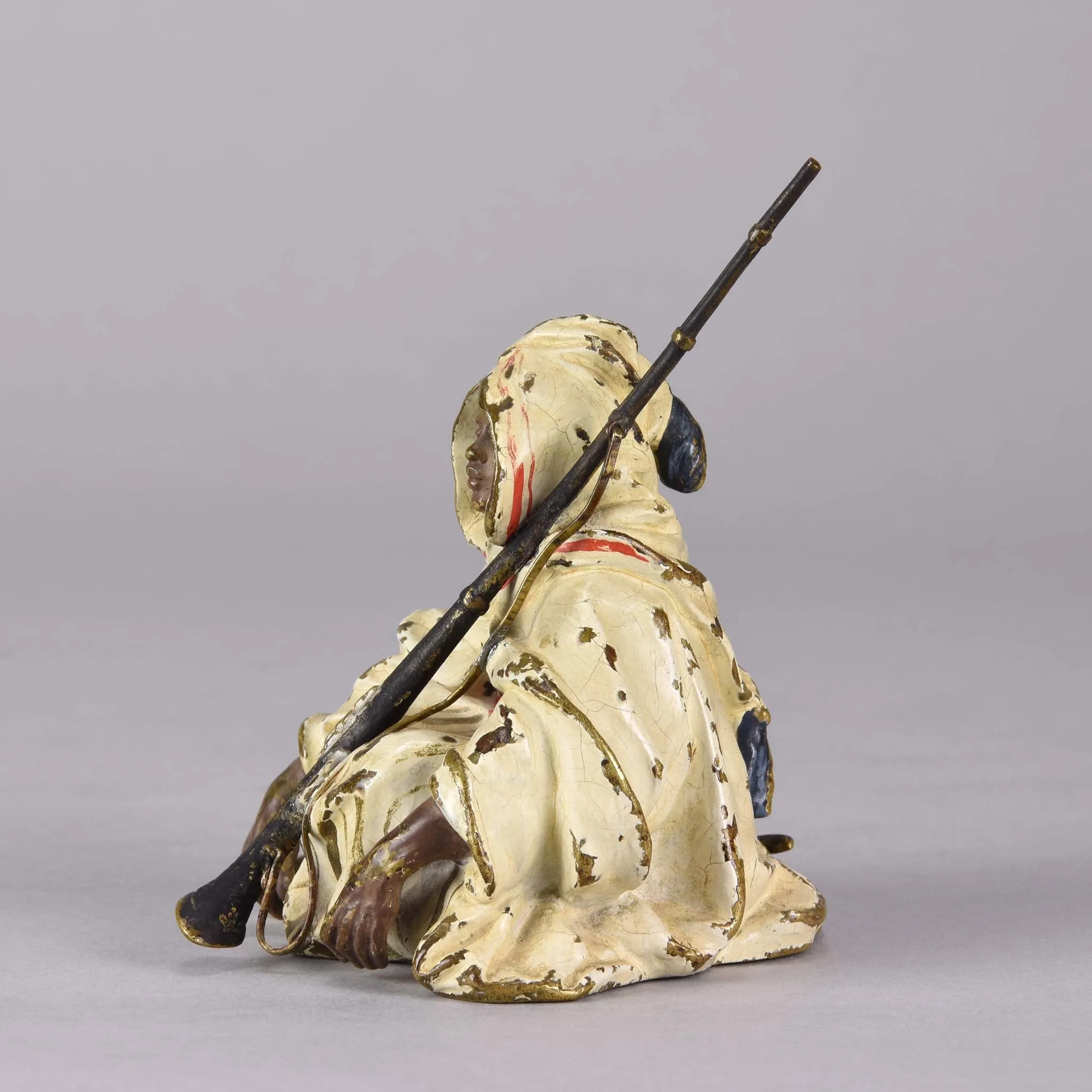 "Arab with Rifle" by Franz Bergman