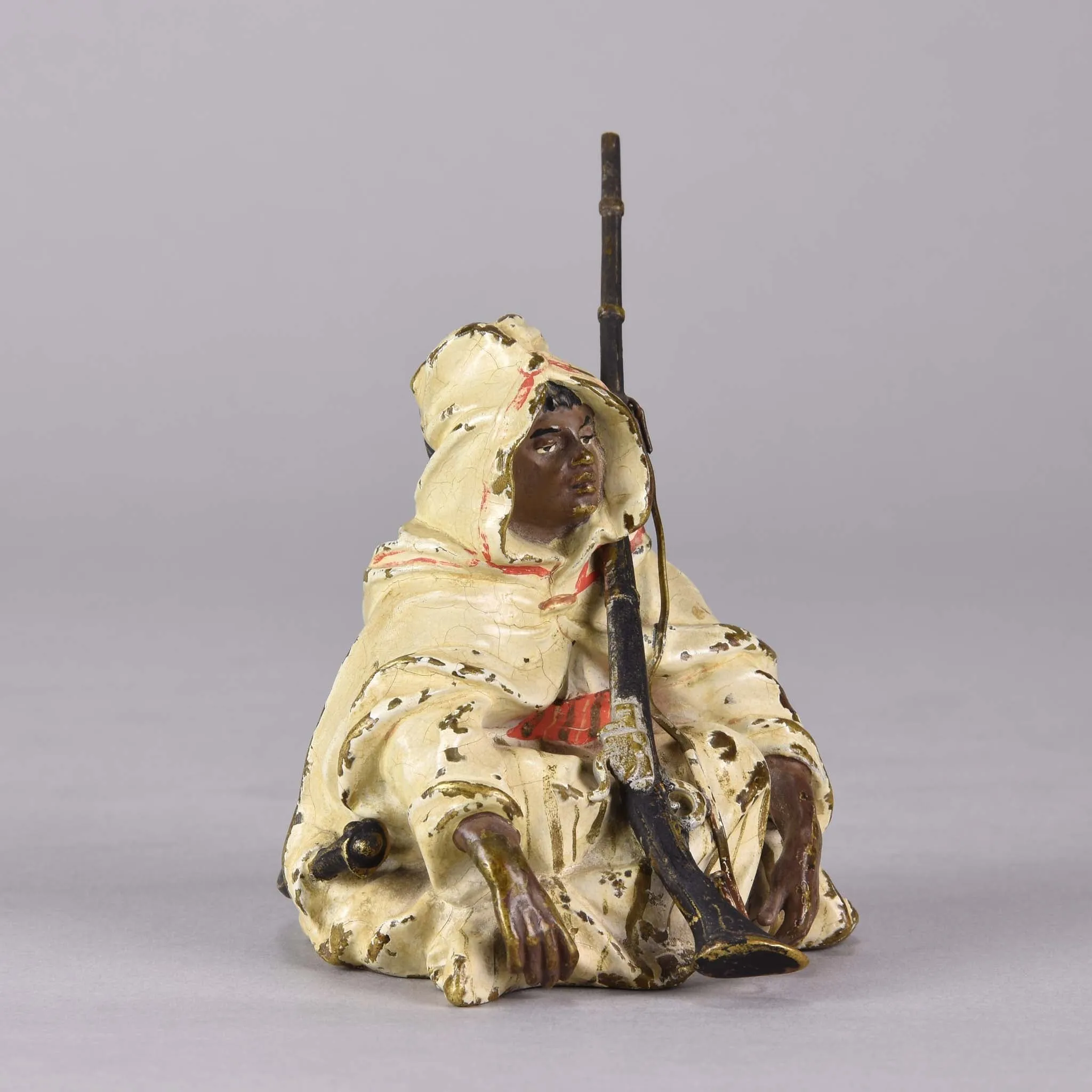 "Arab with Rifle" by Franz Bergman