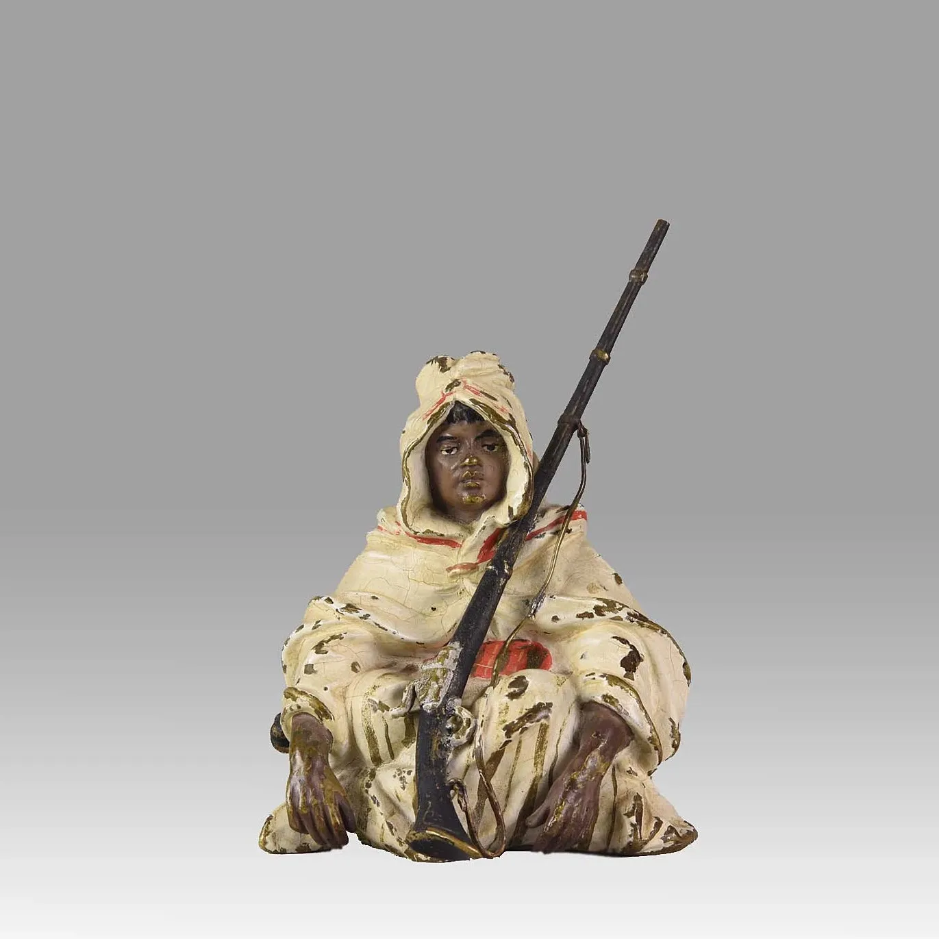 "Arab with Rifle" by Franz Bergman