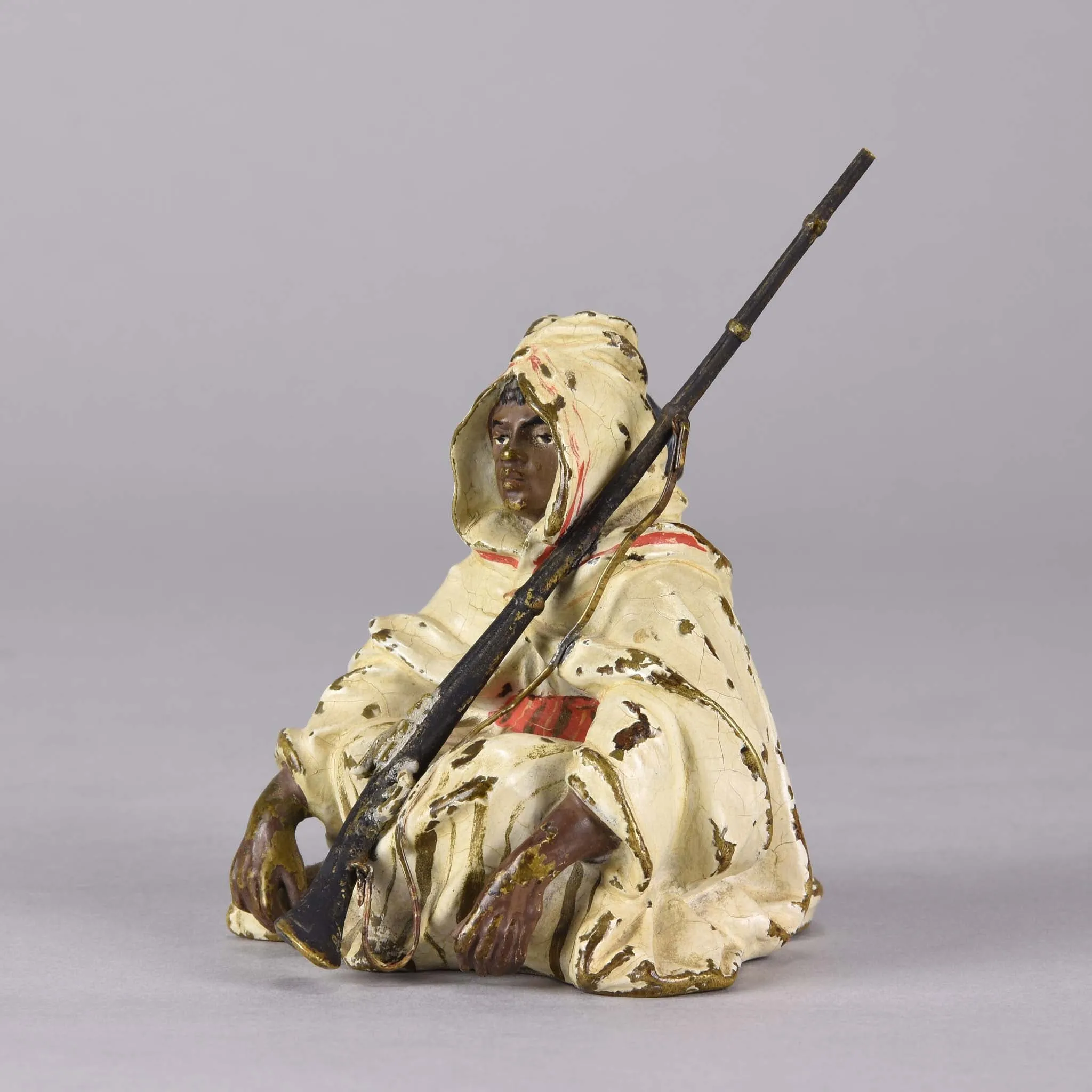 "Arab with Rifle" by Franz Bergman