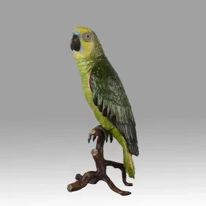 "Parrot on a Branch" by Franz Bergman