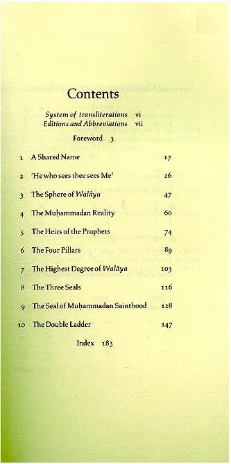 The Seal of the Saints: Prophethood and Sainthood in the Doctrine of Ibn Arabi